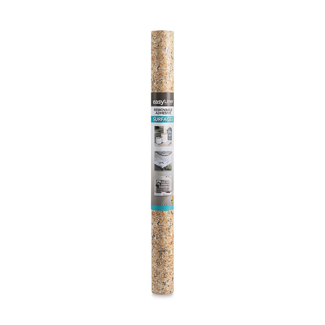 Duck EasyLiner Adhesive Laminate - Beige Granite, 20" x 15 ft